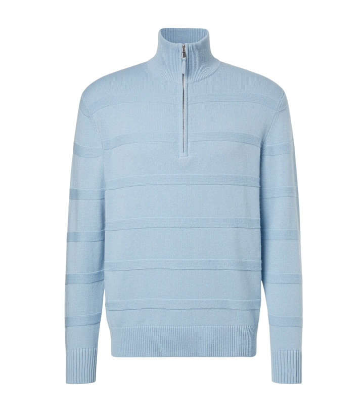 Photo: Allude Cotton and cashmere turtleneck sweater
