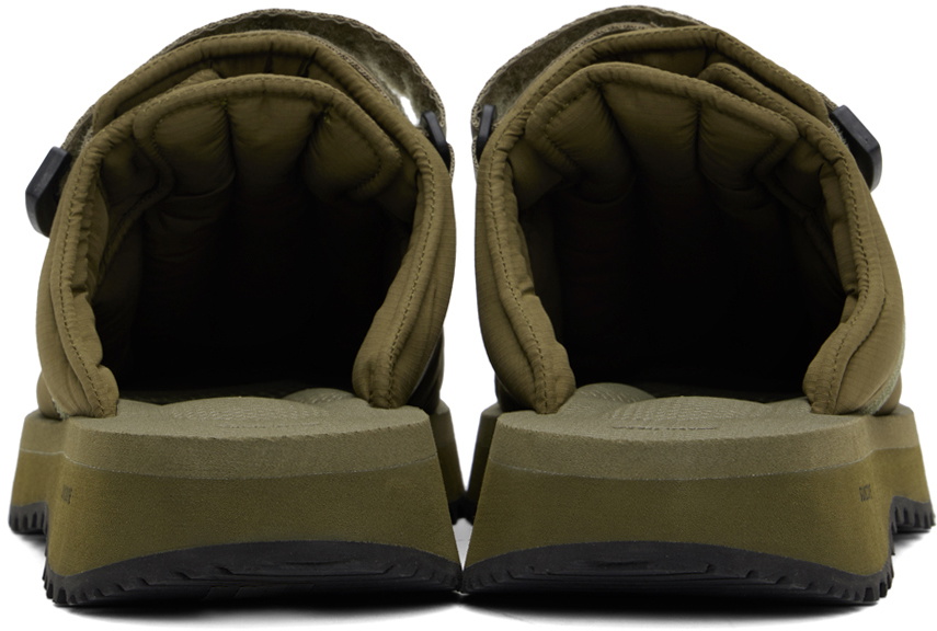 SUICOKE Khaki ZAVO-PUFFab Slippers