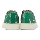 Acne Studios Green Canvas Cactus Sneakers