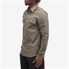 Rick Owens Men's Heavy Cotton Outershirt in Dust