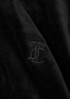 Juicy Couture Lieu Logo Velour Track Jacket Black