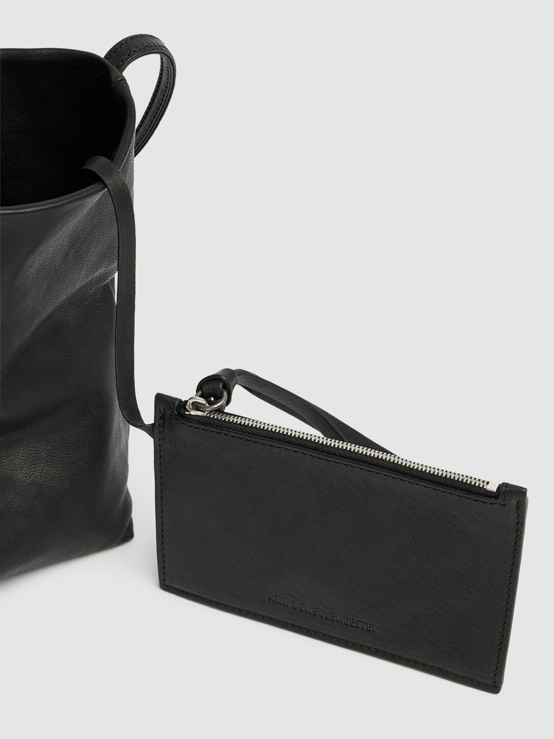 ANN DEMEULEMEESTER Mini Soft Leather Shoulder Bag Ann