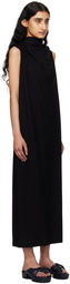 ISSEY MIYAKE Black Knot Midi Dress