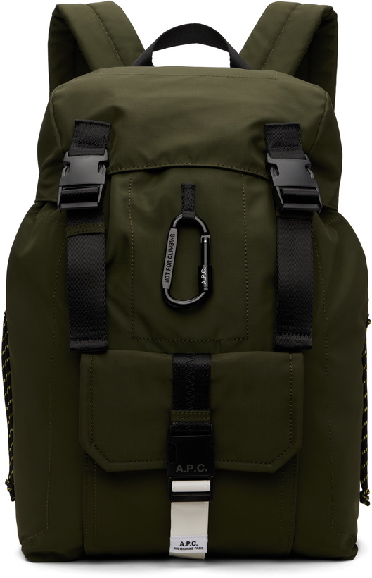 Photo: A.P.C. Khaki Trek Backpack