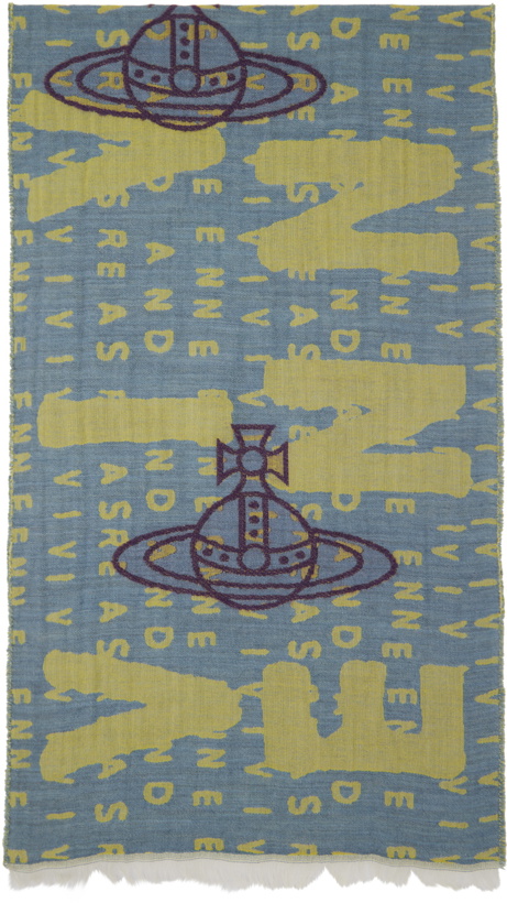 Photo: Vivienne Westwood Blue Vivienne And Andreas Scarf
