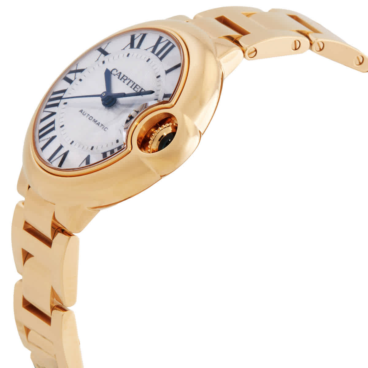 Cartier Ballon Bleu 33mm Automatic Silver Dial Ladies Watch WGBB0045