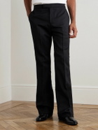 McQueen - Straight-Leg Wool-Twill Trousers - Black