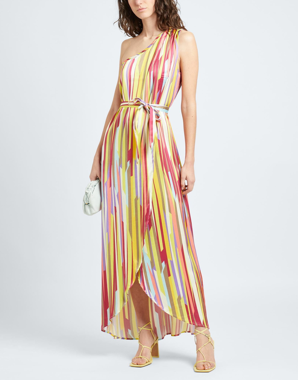 Manila Grace Womens Maxi dress in Yellow