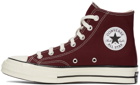 Converse Burgundy Chuck 70 High Sneakers