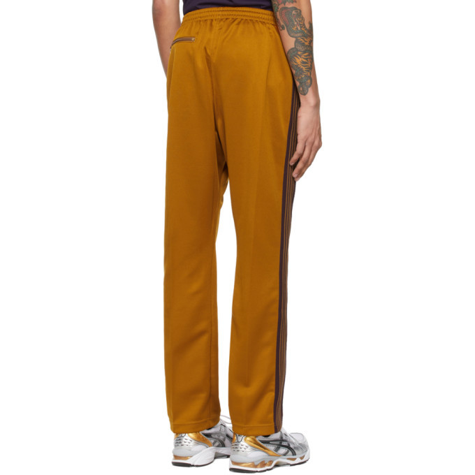 Needles Orange Smooth Narrow Track Lounge Pants Needles