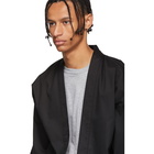 Naked and Famous Denim SSENSE Exclusive Black Haori Shirt