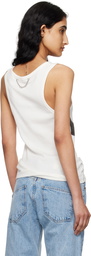 Rabanne White 'Les Nues' Tank Top