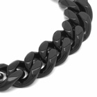 Isabel Marant Men's Link Bracelet in Black/Silver