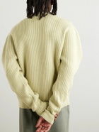 Jil Sander - Ribbed Boiled-Wool Sweater - Green