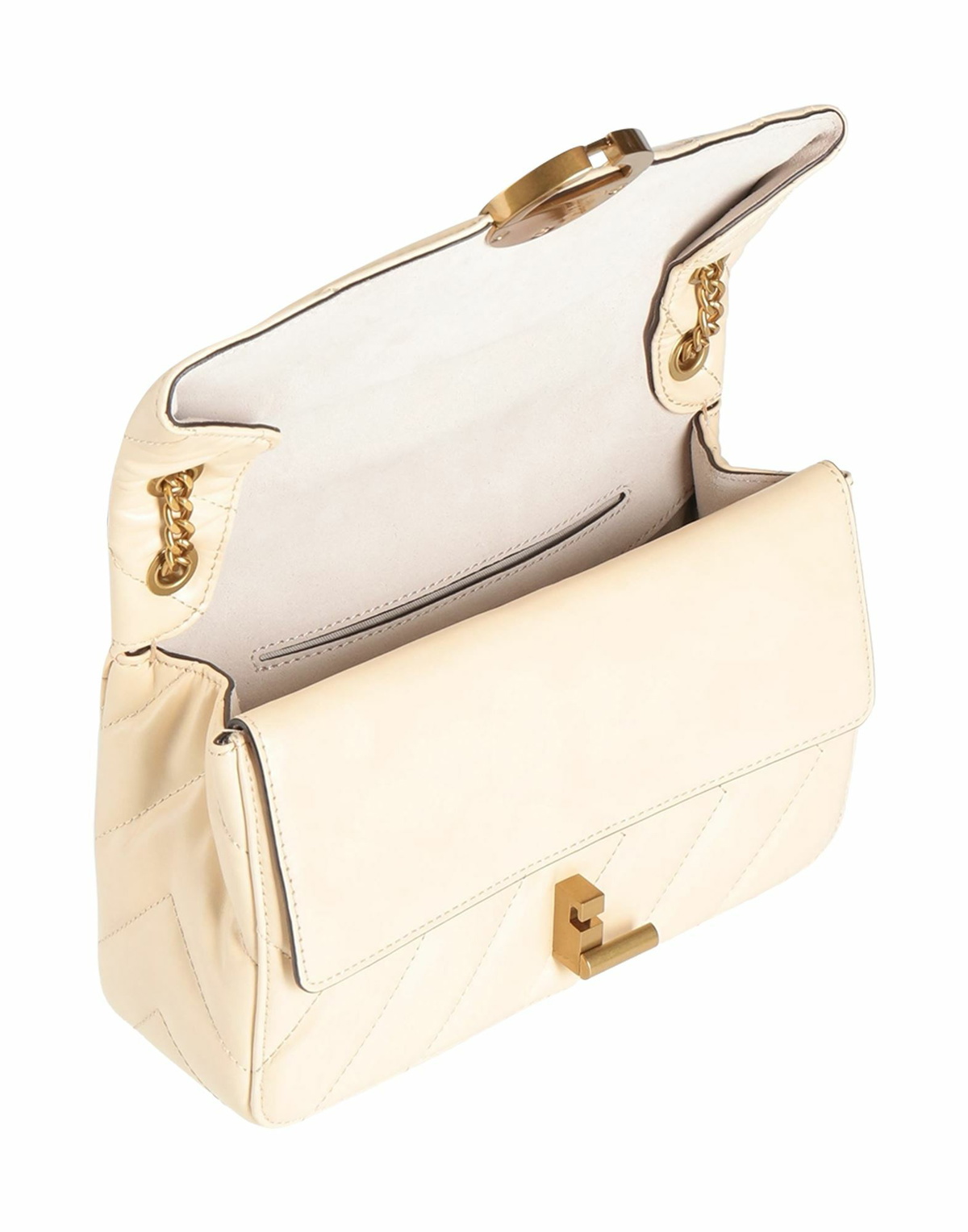 Sandro Womens Shoulder bag in Beige