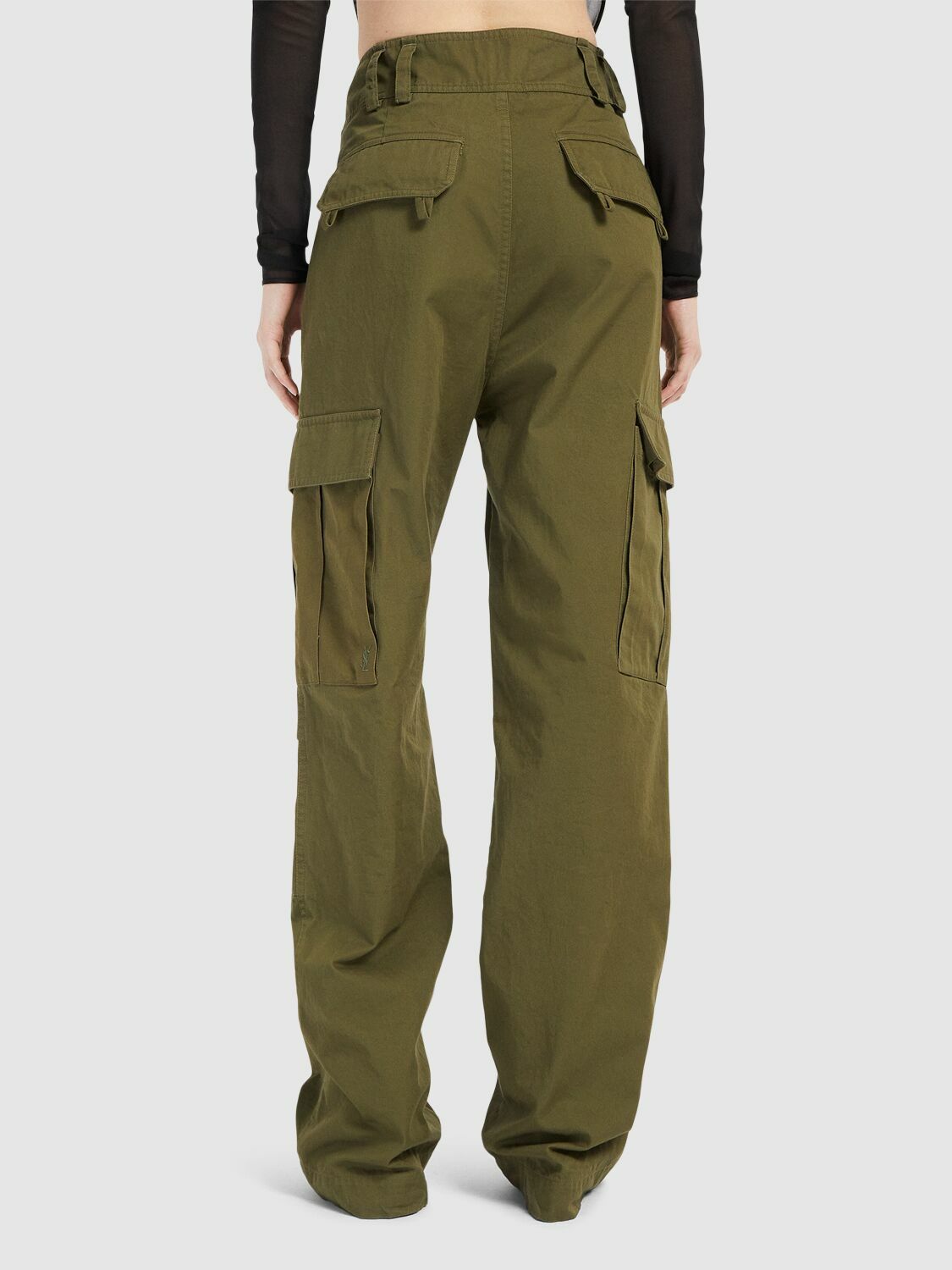 【関税&送料込】Saint Laurent Pants In Cotton Twill Shop Saint Laurent Pants in Cotton Twill | Saks Fifth Avenue