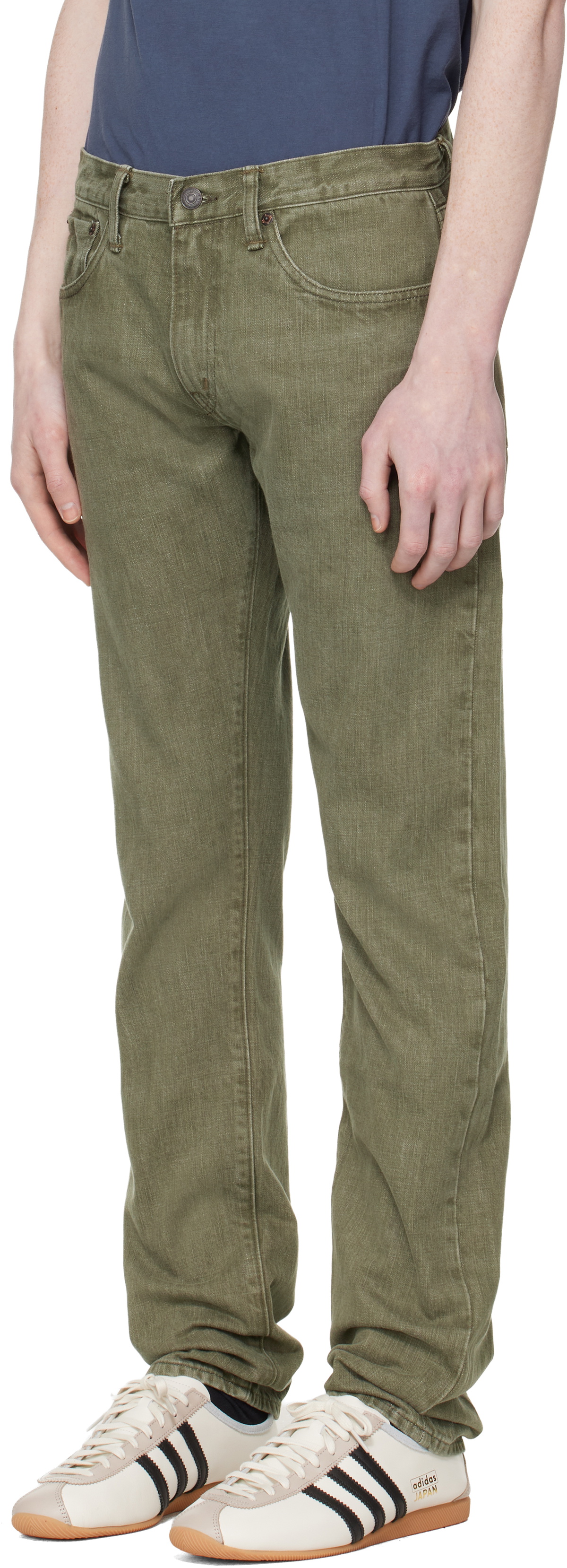RRL Green Slim Fit Jeans