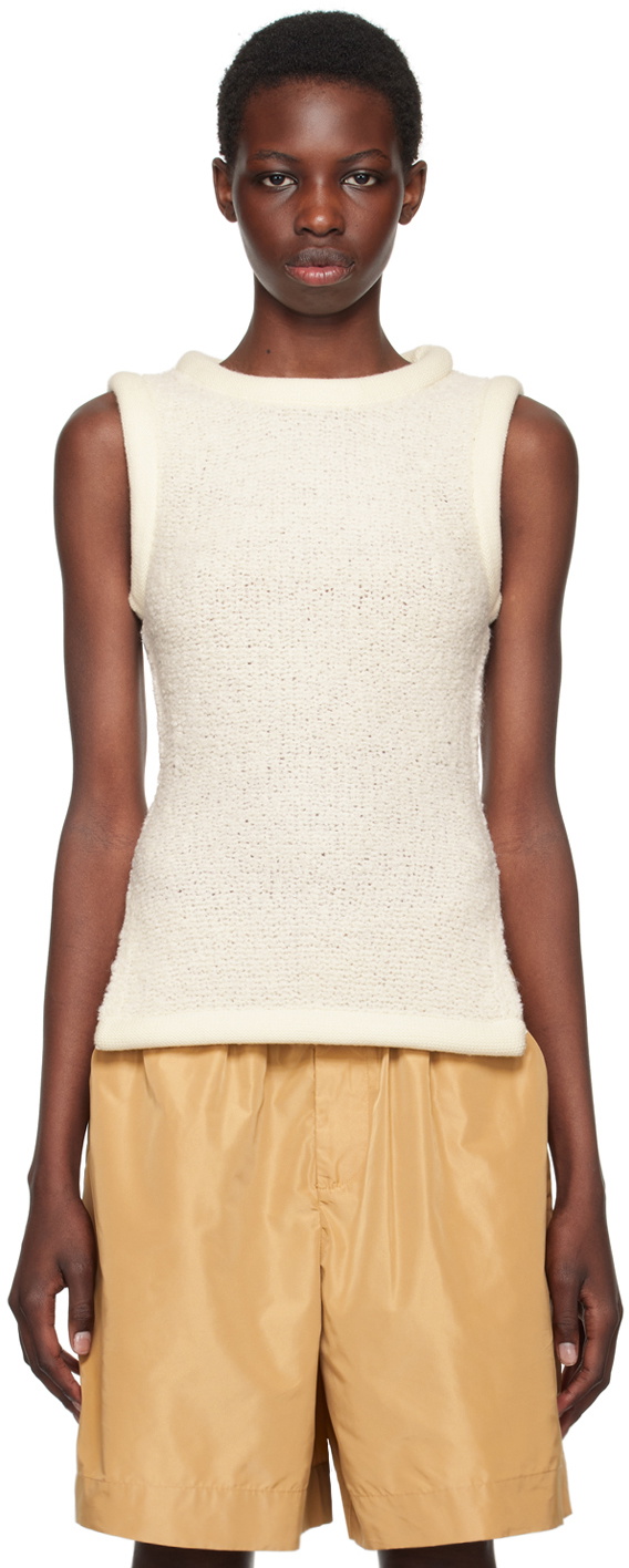 Staud Off-White Aerin Tank Top
