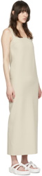 Arch The Beige Polyester Maxi Dress