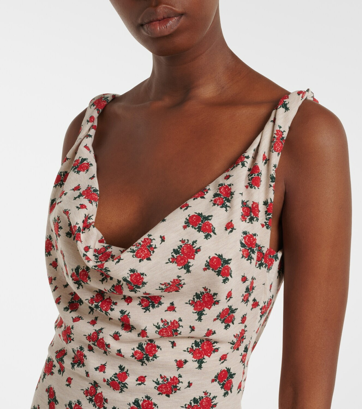 Vivienne Westwood Anna floral cotton jersey minidress