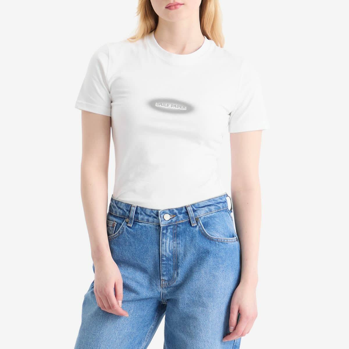 Daily Paper Women's Dotted Type T-Shirt in White