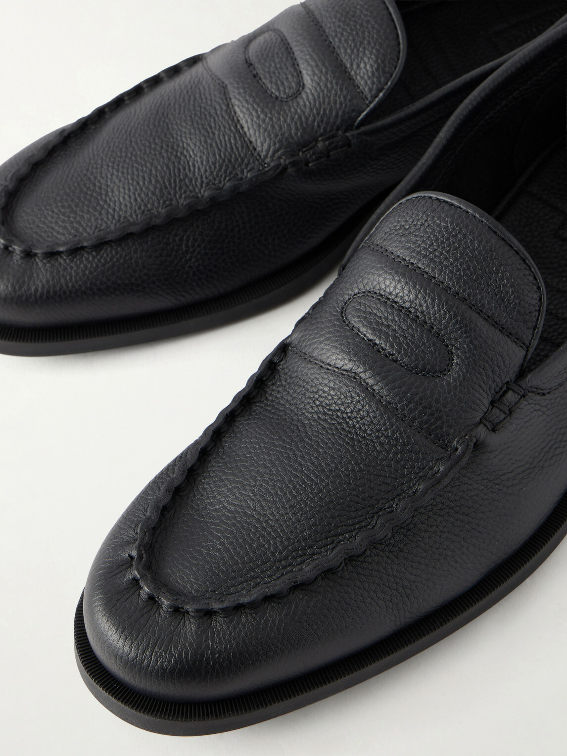 John Lobb - Pace Full-Grain Leather Loafers - Black John Lobb