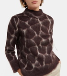 'S Max Mara Giraffa mohair-blend sweater