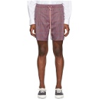 Rochambeau Purple Plaid Sport Shorts