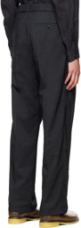 Lemaire Black Loose Trousers