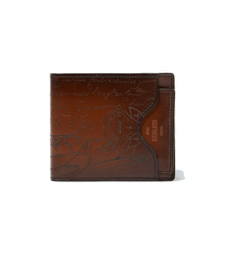 Photo: Berluti Makore 2-in-1 Scritto leather Wallet