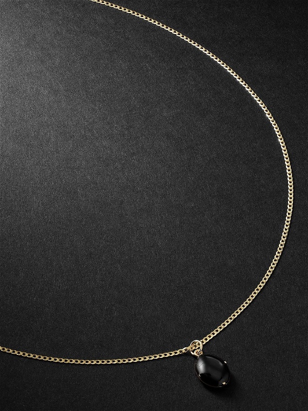 Photo: Miansai - Gold and Enamel Pendant Necklace