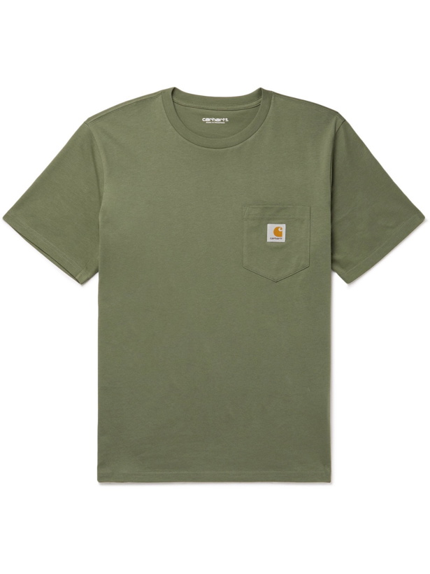 Photo: CARHARTT WIP - Cotton-Jersey T-Shirt - Green