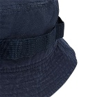 Nigel Cabourn Men's Nam Bucket Hat in Black Navy