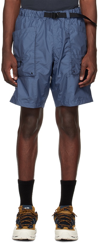 Photo: Goldwin Blue Belted Shorts