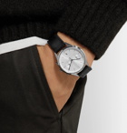 Uniform Wares - C39 Stainless Steel and Leather Watch - Silver