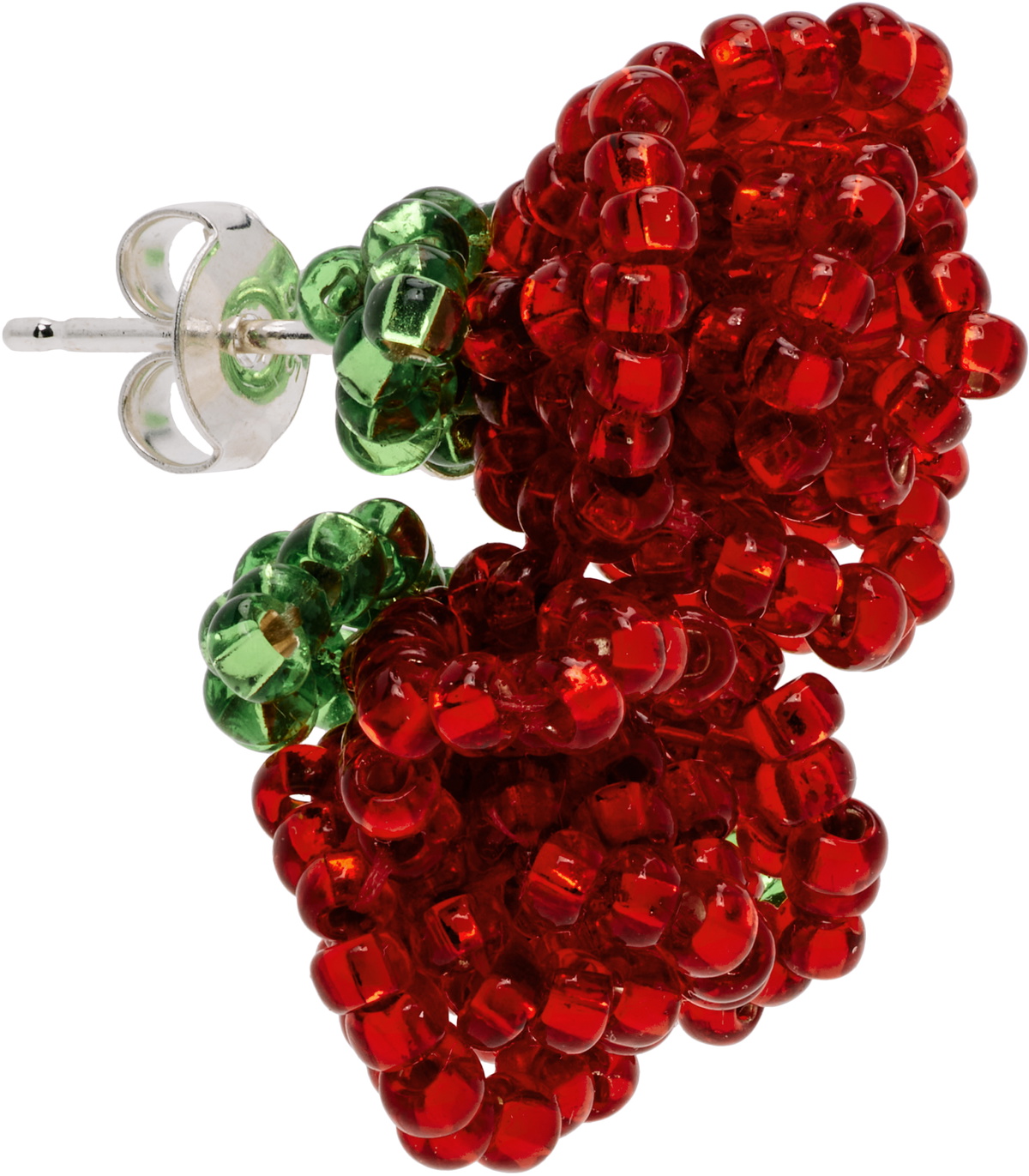 Pura Utz Double Rose Ear Stick Single Earring