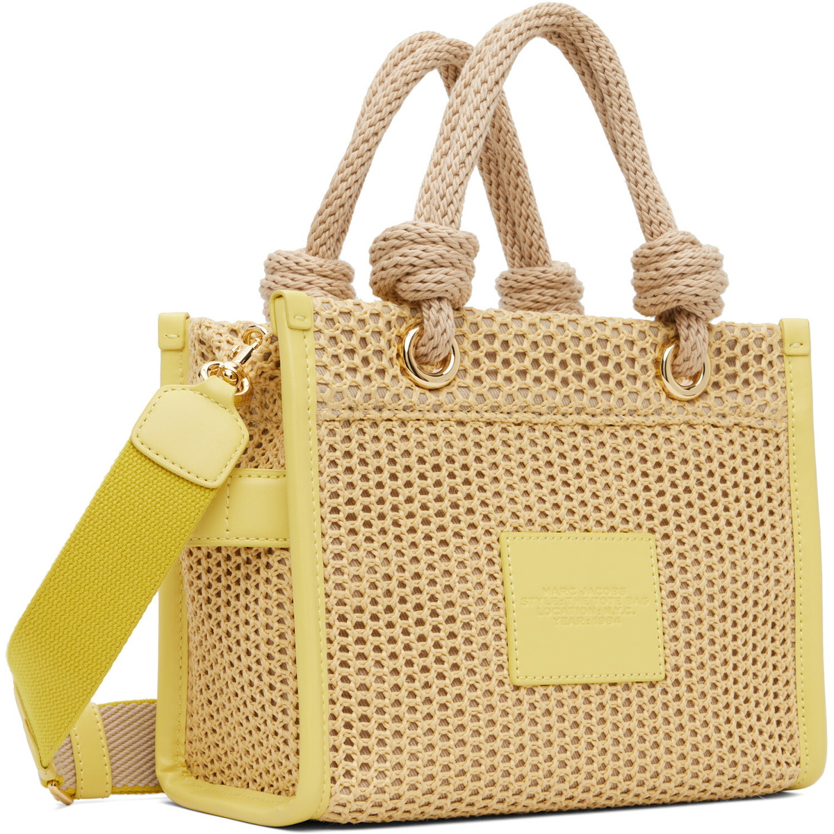 Marc Jacobs Beige 'The Woven Rope Small' Tote