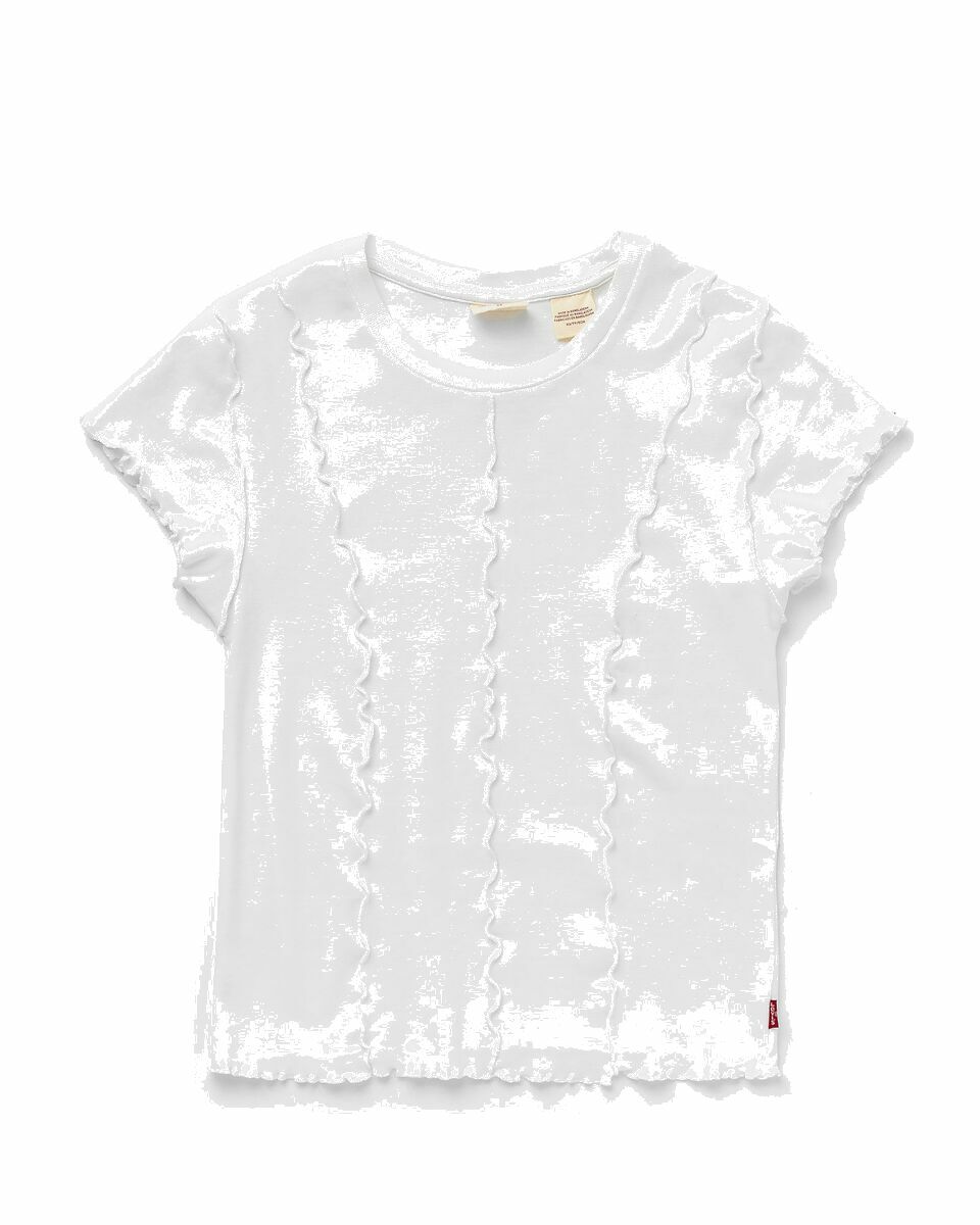 Inside Out Seamed Tee - White