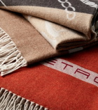Etro Fringe-trimmed wool jacquard throw