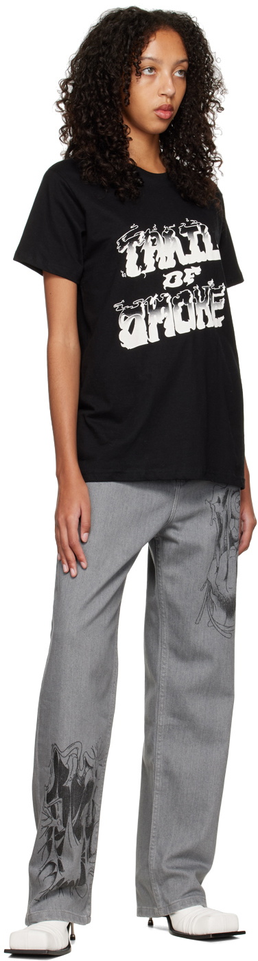 Sia Arnika Black 'Trail of Smoke' T-Shirt