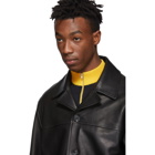 Acne Studios Black Leather Lance Jacket