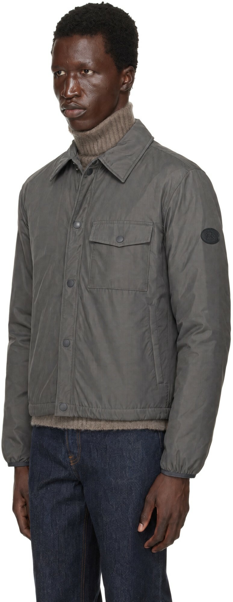 Burberry Gray Dalewood Jacket