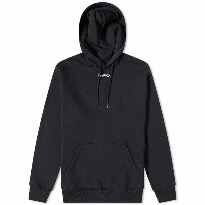 Photo: Fucking Awesome Men's Outline Drip Hoody in Black