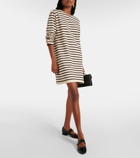 Tory Burch Striped cotton minidress