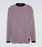 Marni - Double-sided striped velour shirt