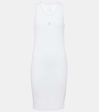 Givenchy 4G ribbed-knit cotton minidress