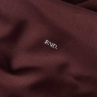 END. Signature Sweatshirt in Oxblood