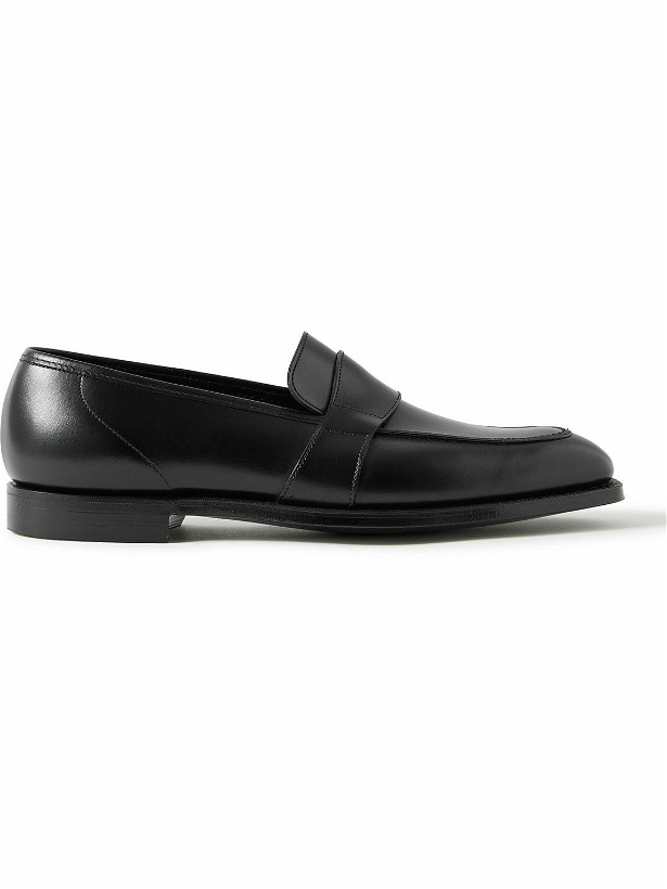 Photo: George Cleverley - Owen Leather Penny Loafers - Black