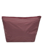 HAY Grid Pouch - Medium in Burgundy 