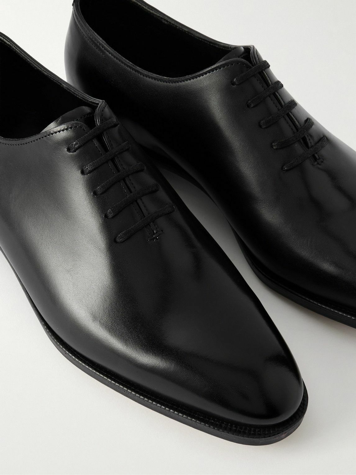 John Lobb - Marldon Whole-Cut Leather Oxford Shoes - Black
